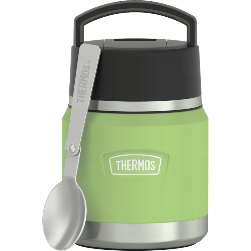 Dziecięcy termos na jedzenie z łyżką Thermos Icon 355 ml Limonkowo Zielony