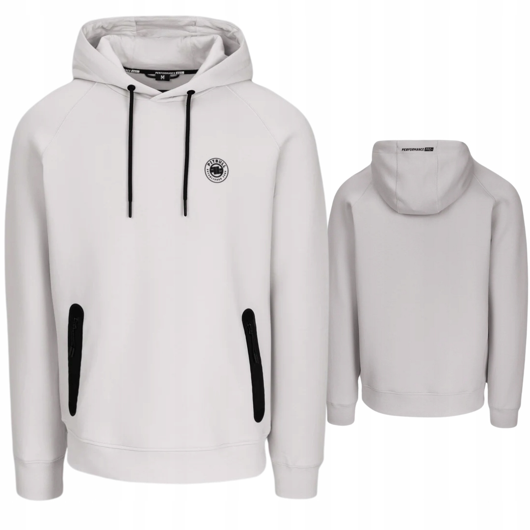 Pitbull West Coast Pánská Mikina S Kapucí Dogwood Bílá, Velikost 3XL