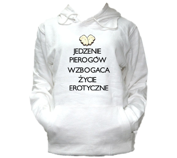 

XXL Bluza Kaptur Męska Pierogi Tekst Napis Wzory