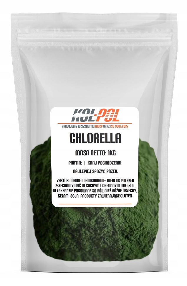 

Chlorella Proszek 1kg Algi morskie w proszku