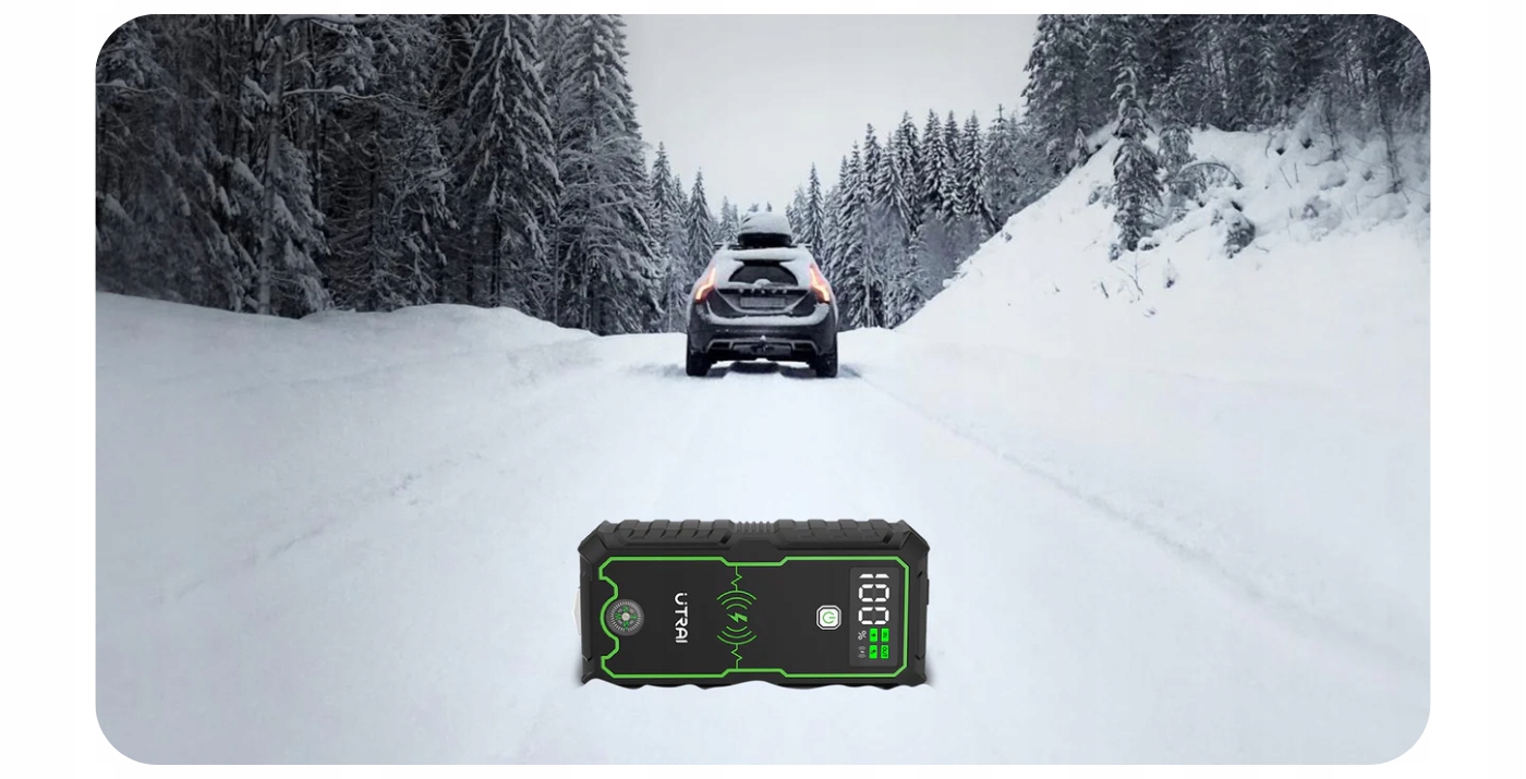 BOOSTER ROZRUCHOWY DO SAMOCHODU 12V 2500A POWERBANK DO ODPALANIA AUTA Napięcie nominalne 12 V