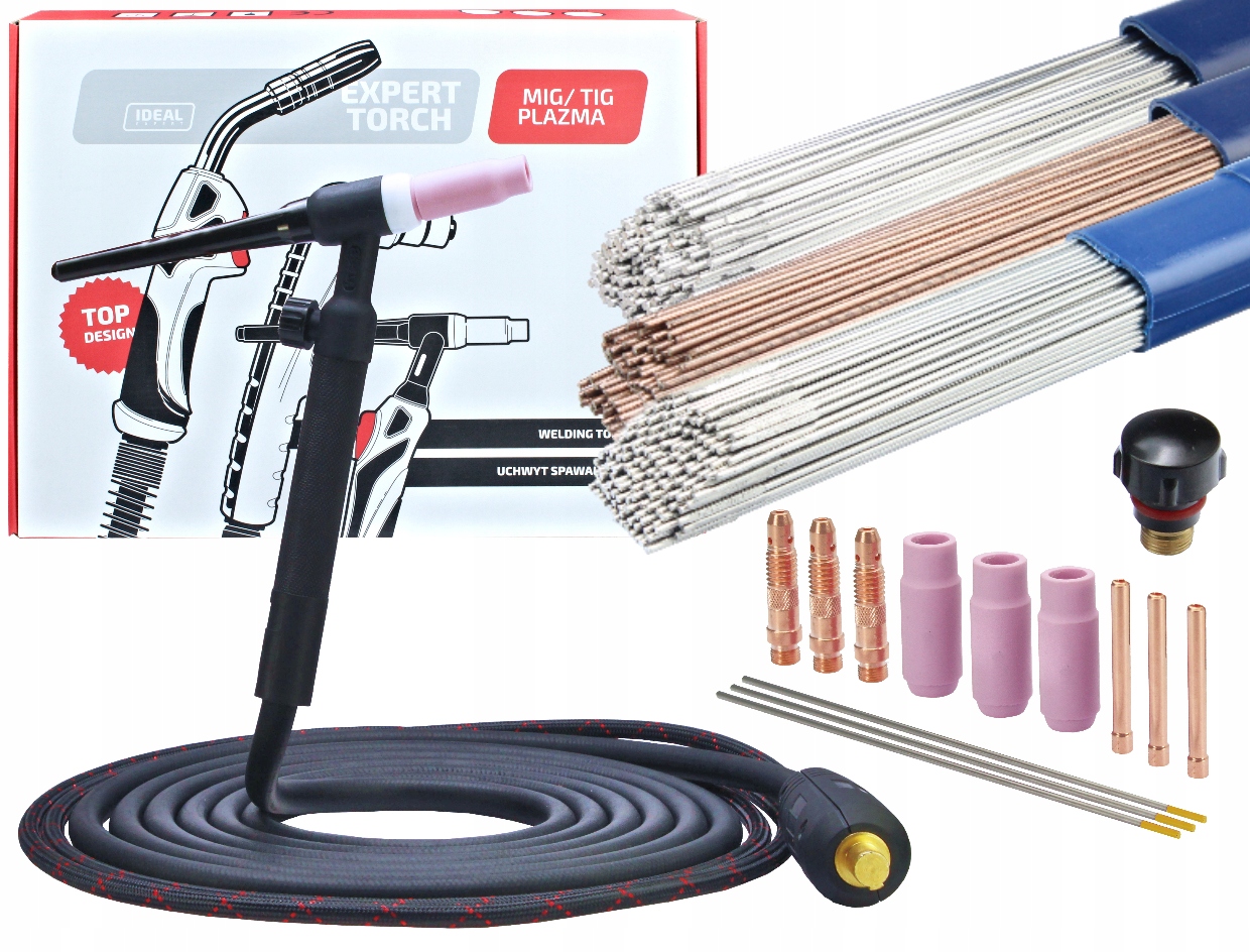 

Uchwyt spawalniczy Tig Lift 17V DX25 4m Zestaw