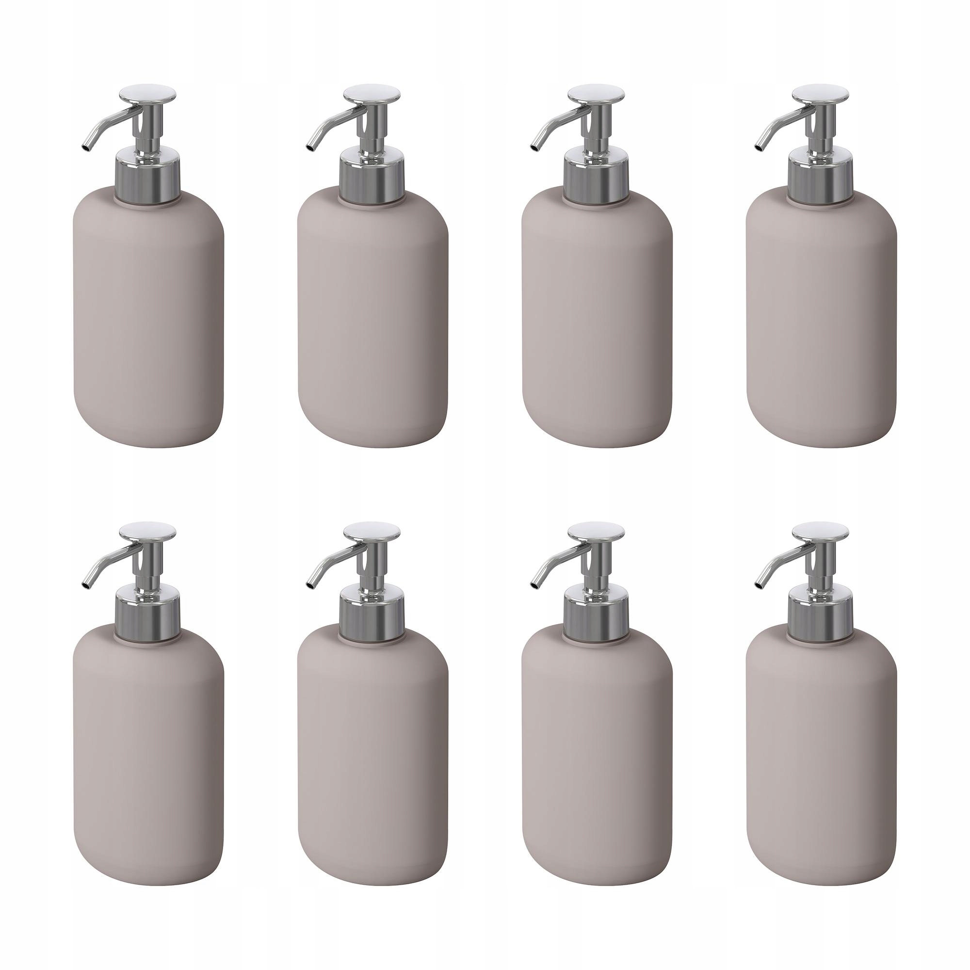 8 ks Dávkovač béžový 300 ml elegantní Ekoln