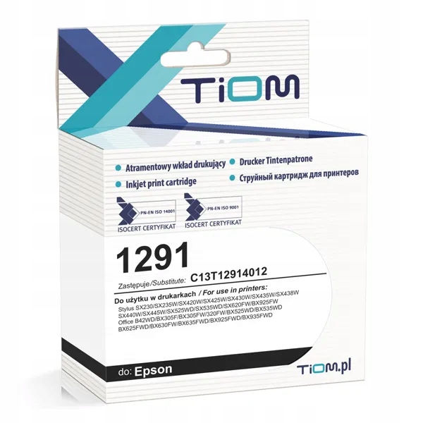 Tusz Tiom do Epson 1291 C13T12914012 415str black