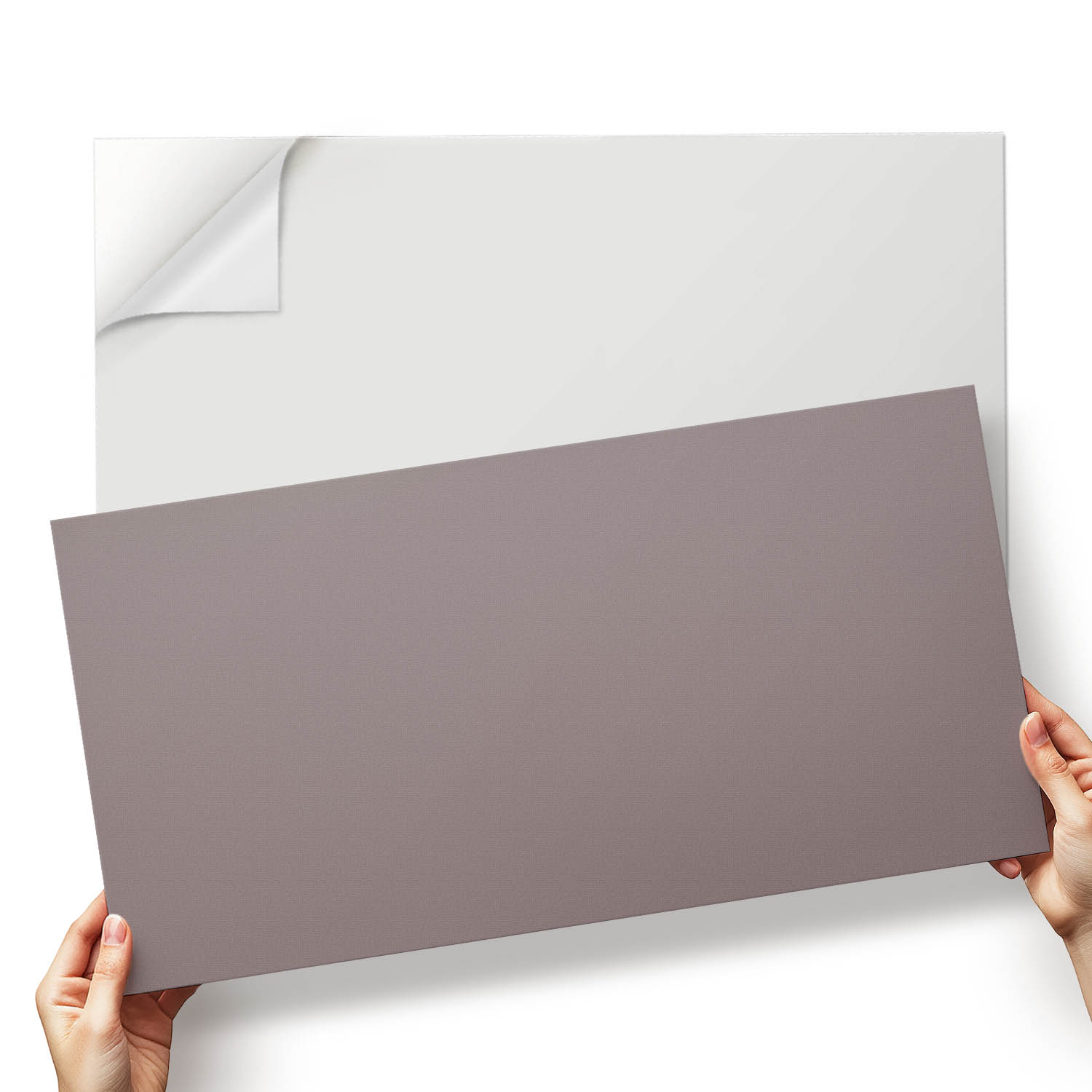 Sada vinylových dlaždic s motivem do kuchyně Teplá béžová 6x60x30 cm