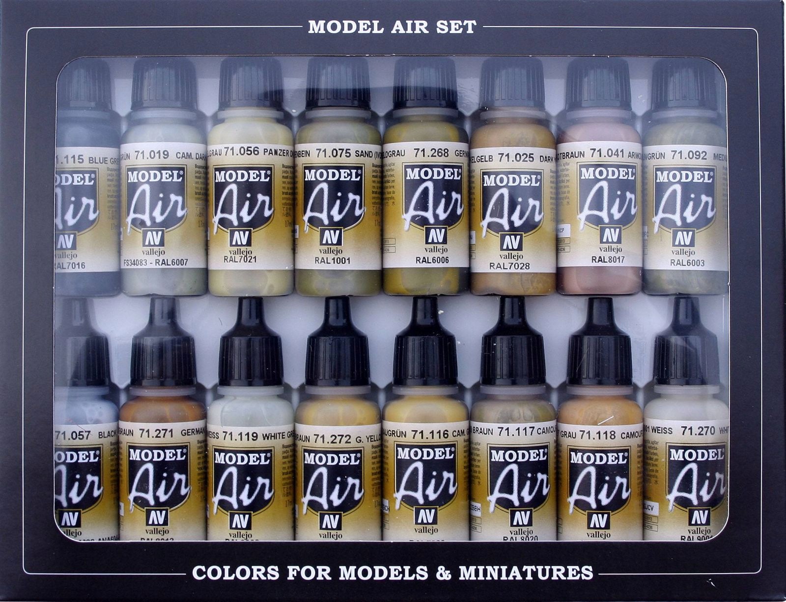 Vallejo: 71.208 Model Air German Wwii Europe+af (16 X 17 ML)