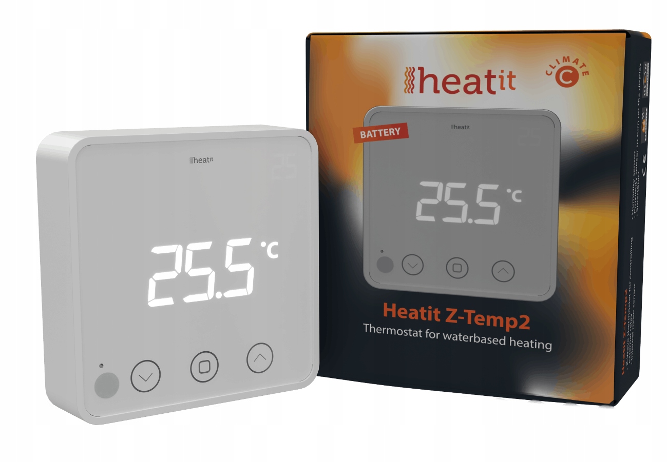 

Heatit Z-Temp2 bezprzewodowy termostat Z-wave