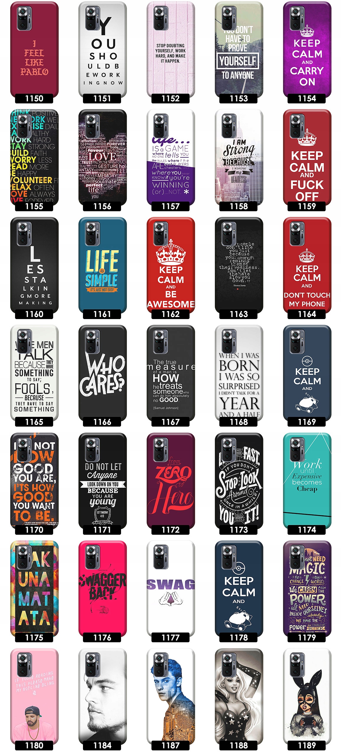 ETUI NAJŁADNIEJSZE DO REDMI NOTE 10 PRO WZORY Materiał inny