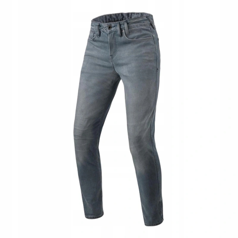Motocyklové džínsy Revit Carlin Sk Medium Grey Used šedé