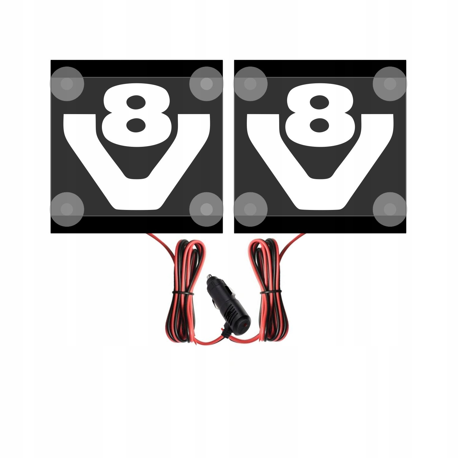 Led rohová tabule Logo Scania V8 Rohová tabule 15x15 cm komplet