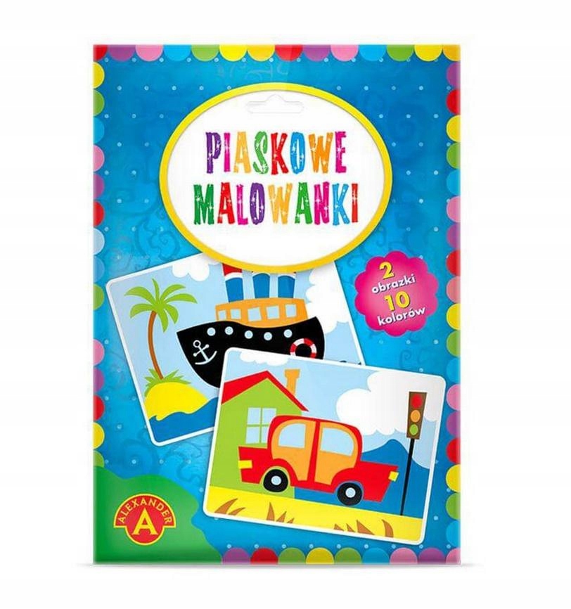 

Alexander Piaskowe malowanki Statek, samochód