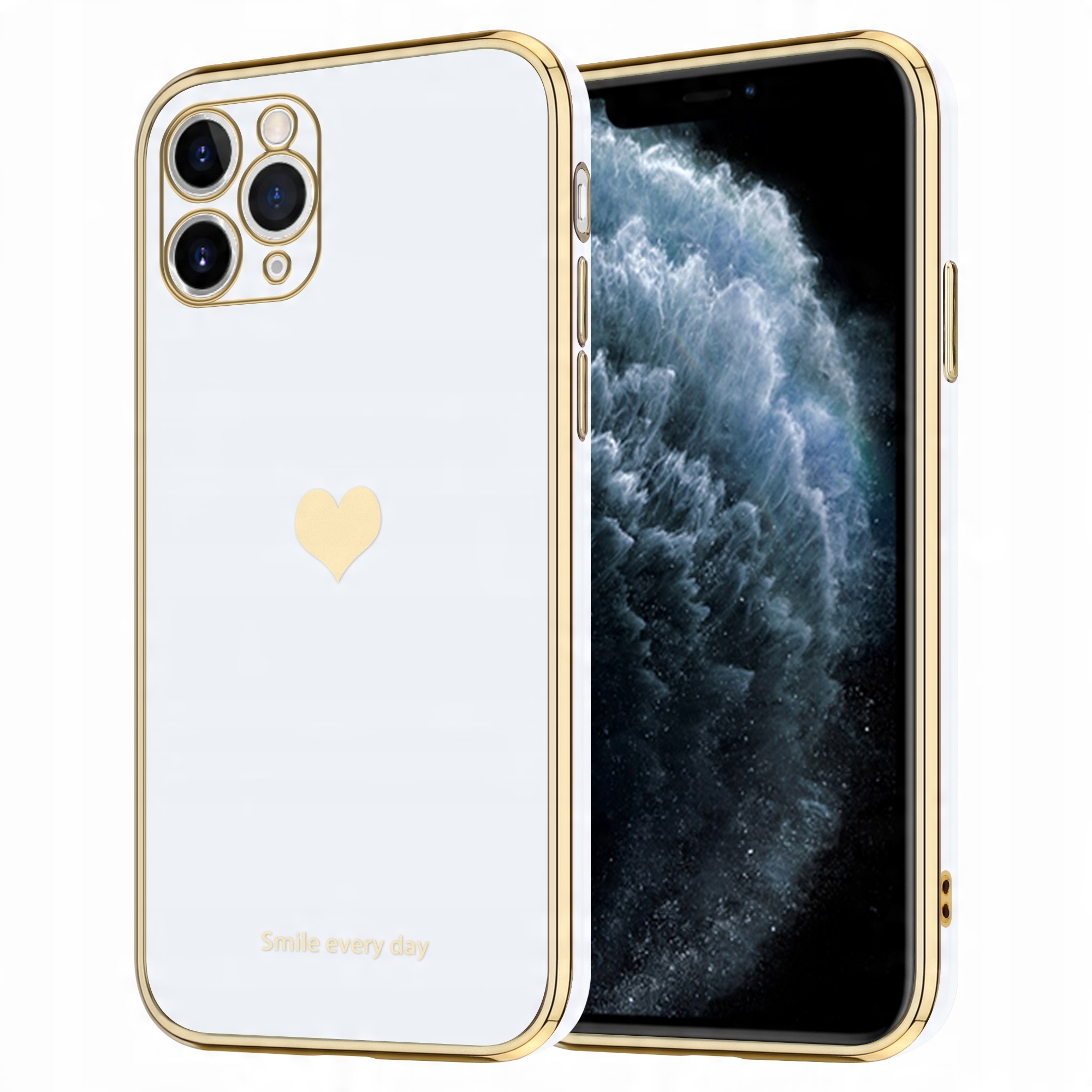 

Kobiece Etui Heart Do Iphone 11 Pro Białe