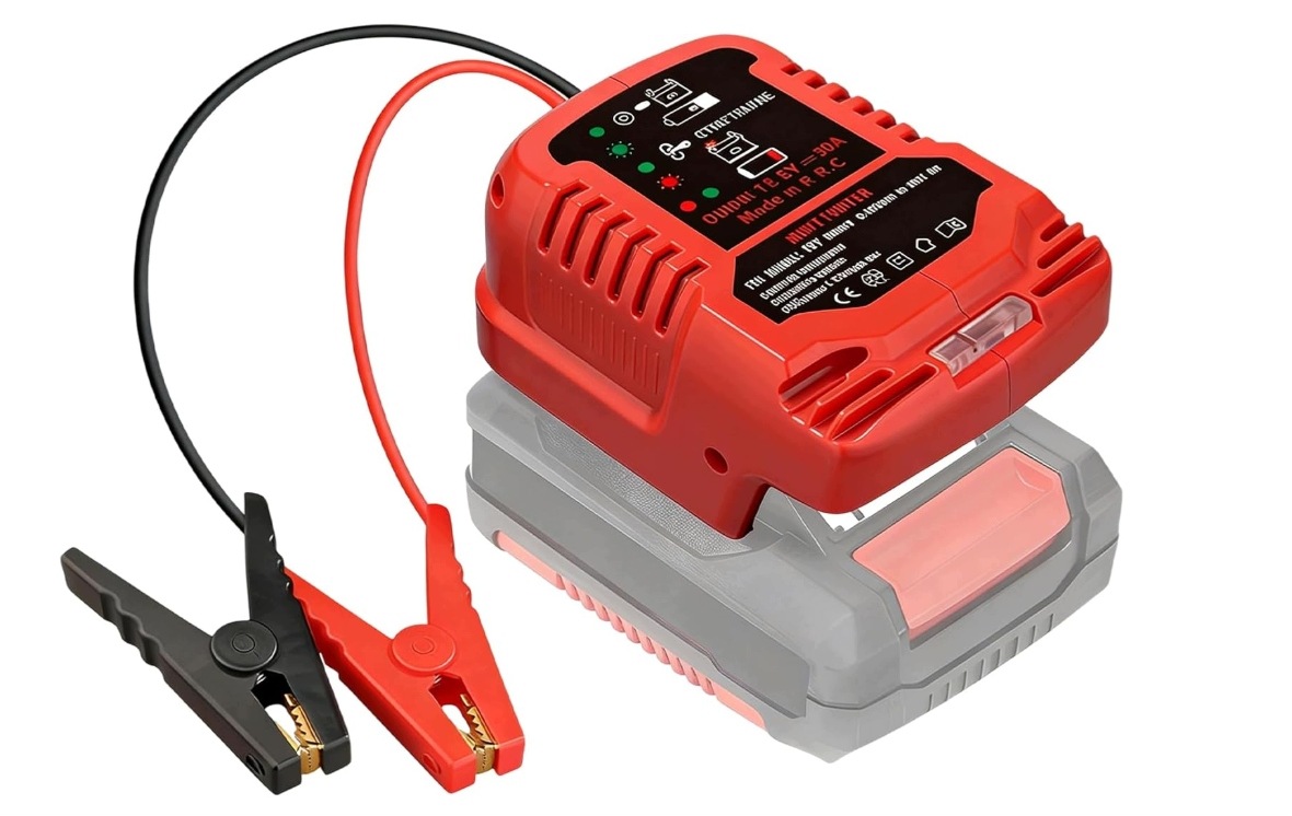 Porfoyo RT001 adapter rozruchowy do Milwaukee 18V jump starter MIL18V