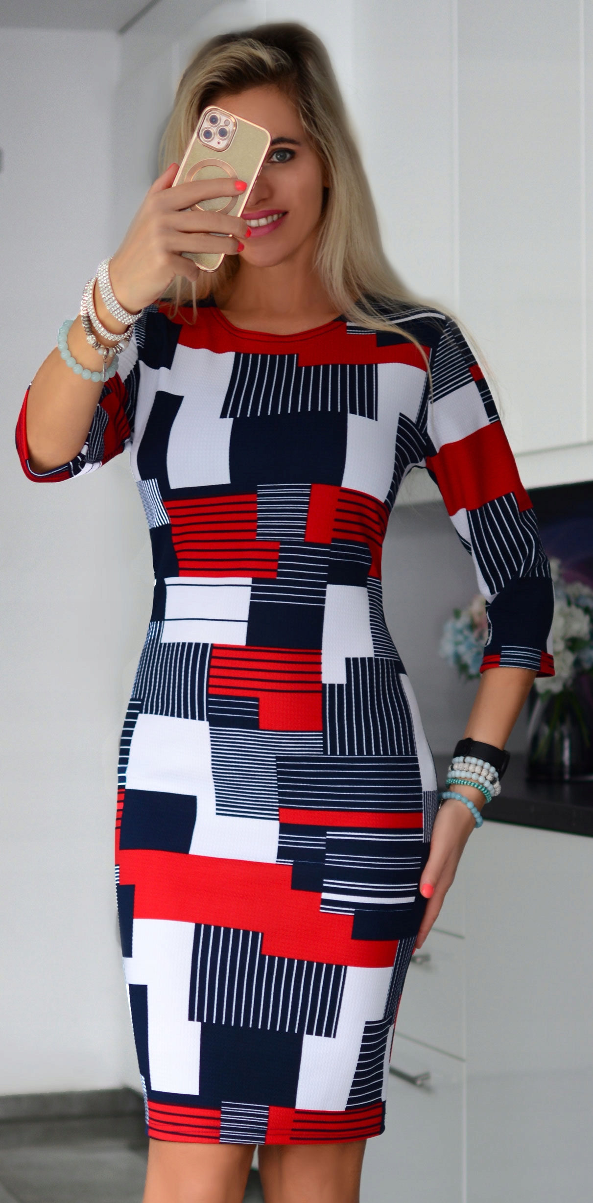 CUDNA POLSKA SUKIENKA ELEGANTKA Z PAZUREM PIĘKNE KOLORY CUD WZORY DUŻA 885 Model 885K