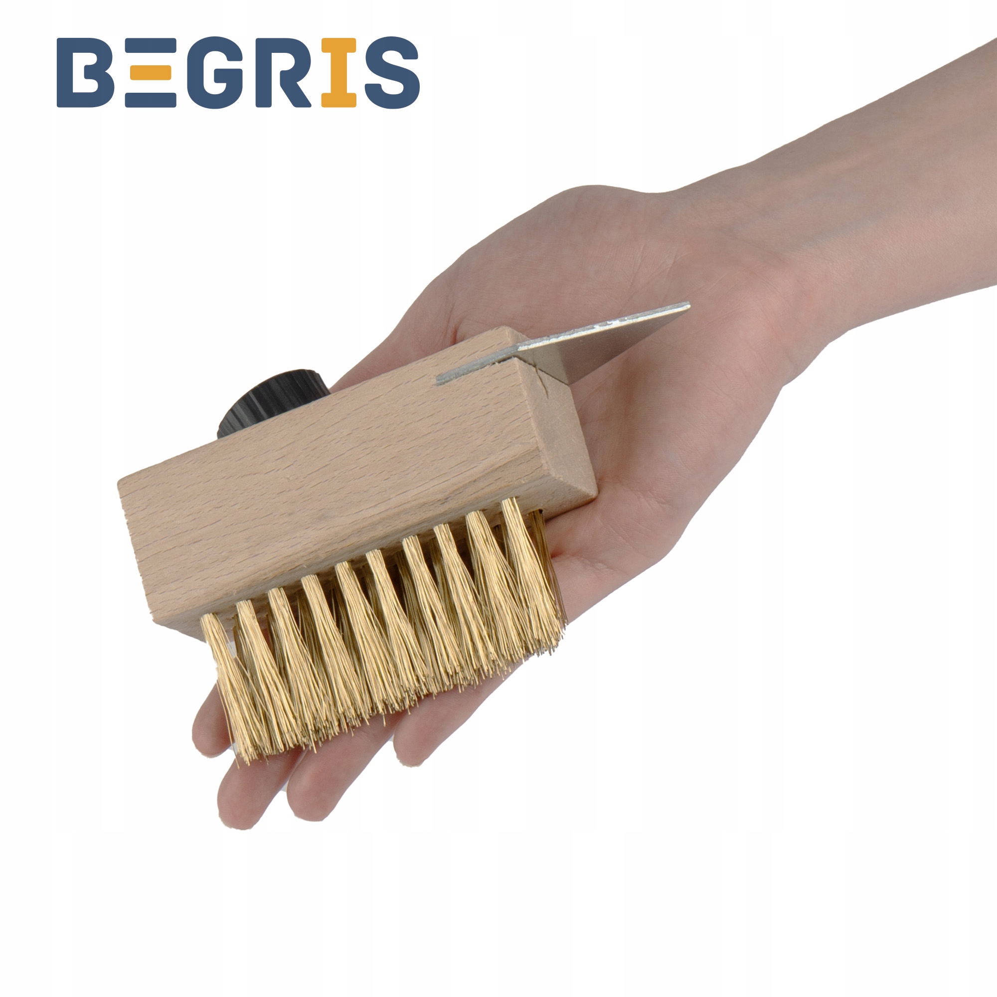 SZCZOTKA ZE SKROBAKIEM DO KOSTKI BRUKOWEJ SKROBAK Zasilanie ręczne