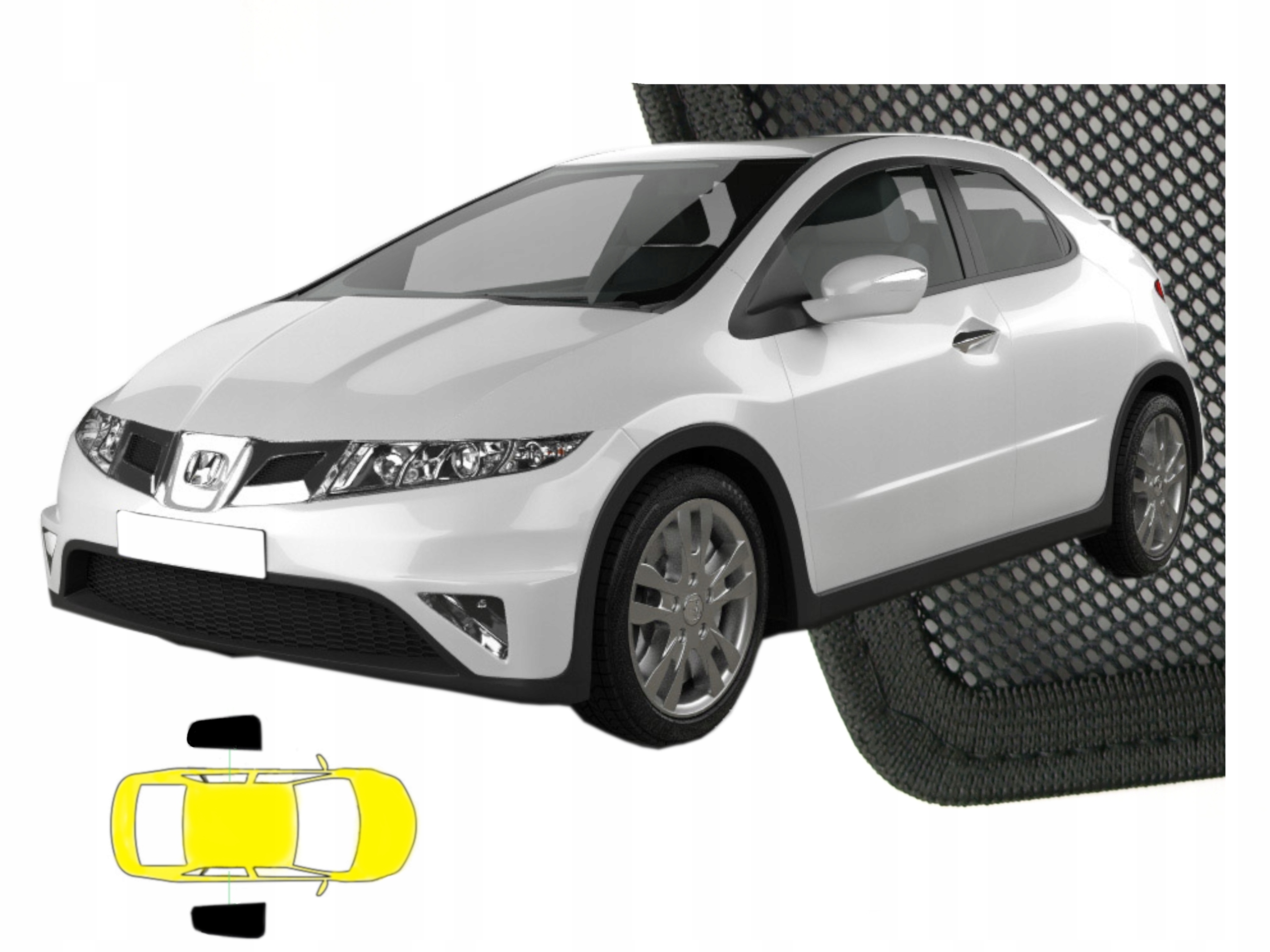Slnečné clony Civic VIII Ufo