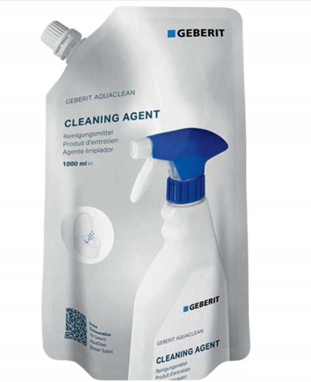 Levně Geberit čisticí prostředek Aquaclean Náhradní náplň tekutiny 1000 ml
