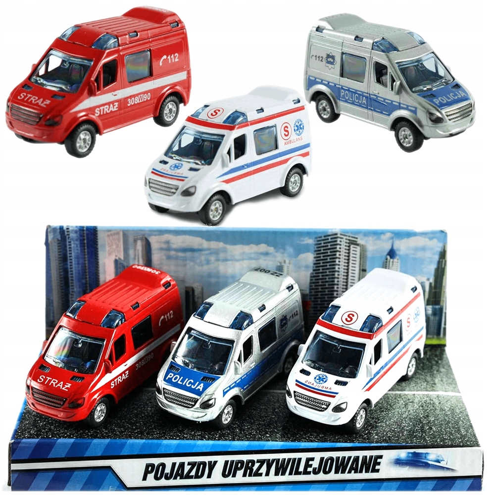 

Hipo Auto mini van uprzywilejowany 8cm HKG069