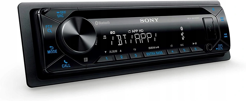 Sony MEX-N4300BT Radio samochodowe Bluetooth CD AUX MP3 USB 4x55W