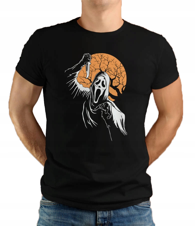 

Koszulka Halloween Filmowa Ghostface Krzyk Xs