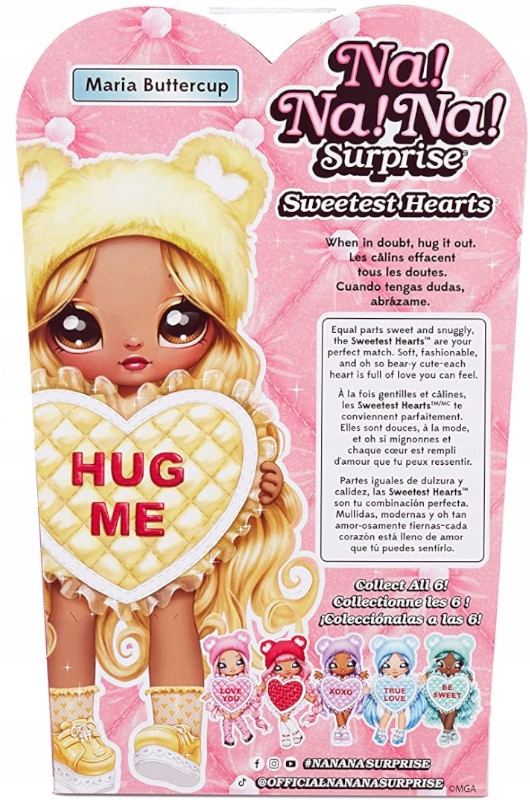 NA!NA!NA SURPRISE SWEETEST HEARTS MARIA BUTTERCUP Wiek dziecka 6 lat +