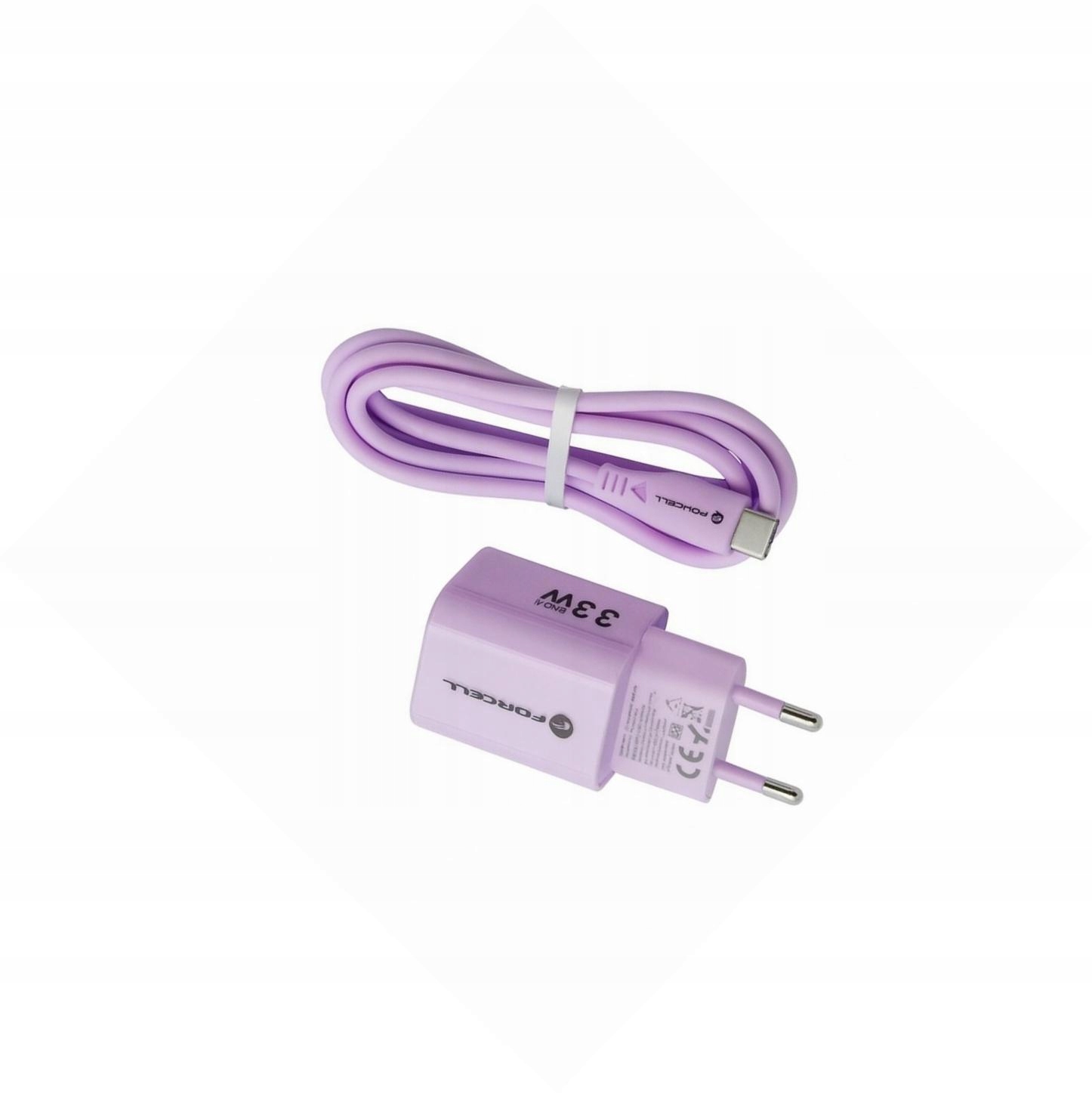 Szybka ładowarka Gan 33W 2 porty z kablem Usb-c do Samsung Galaxy S25 Ultra