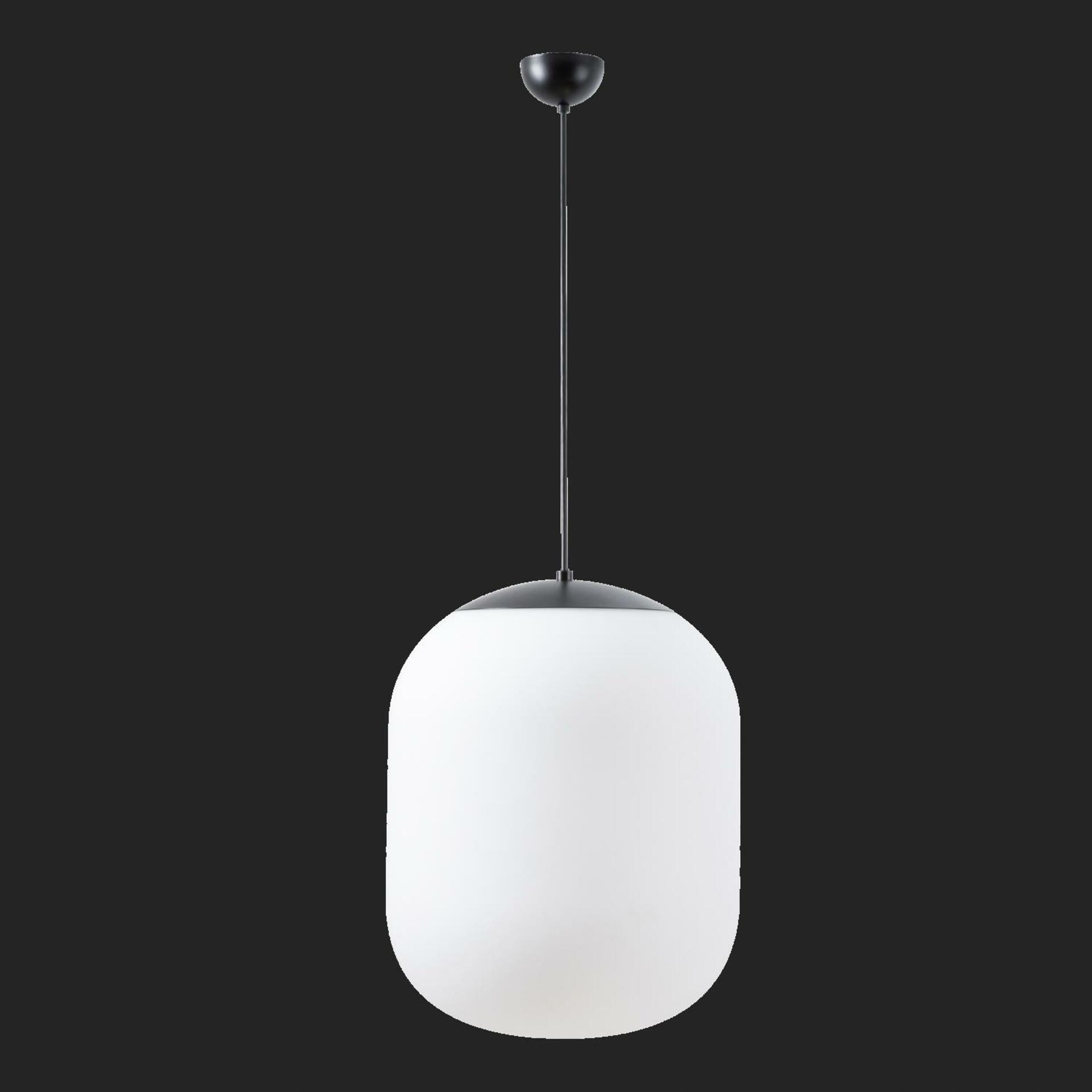 Osmont 67365 Tania S2 závesné sklenené svietidlo čierna biela IP40 3000 K 41