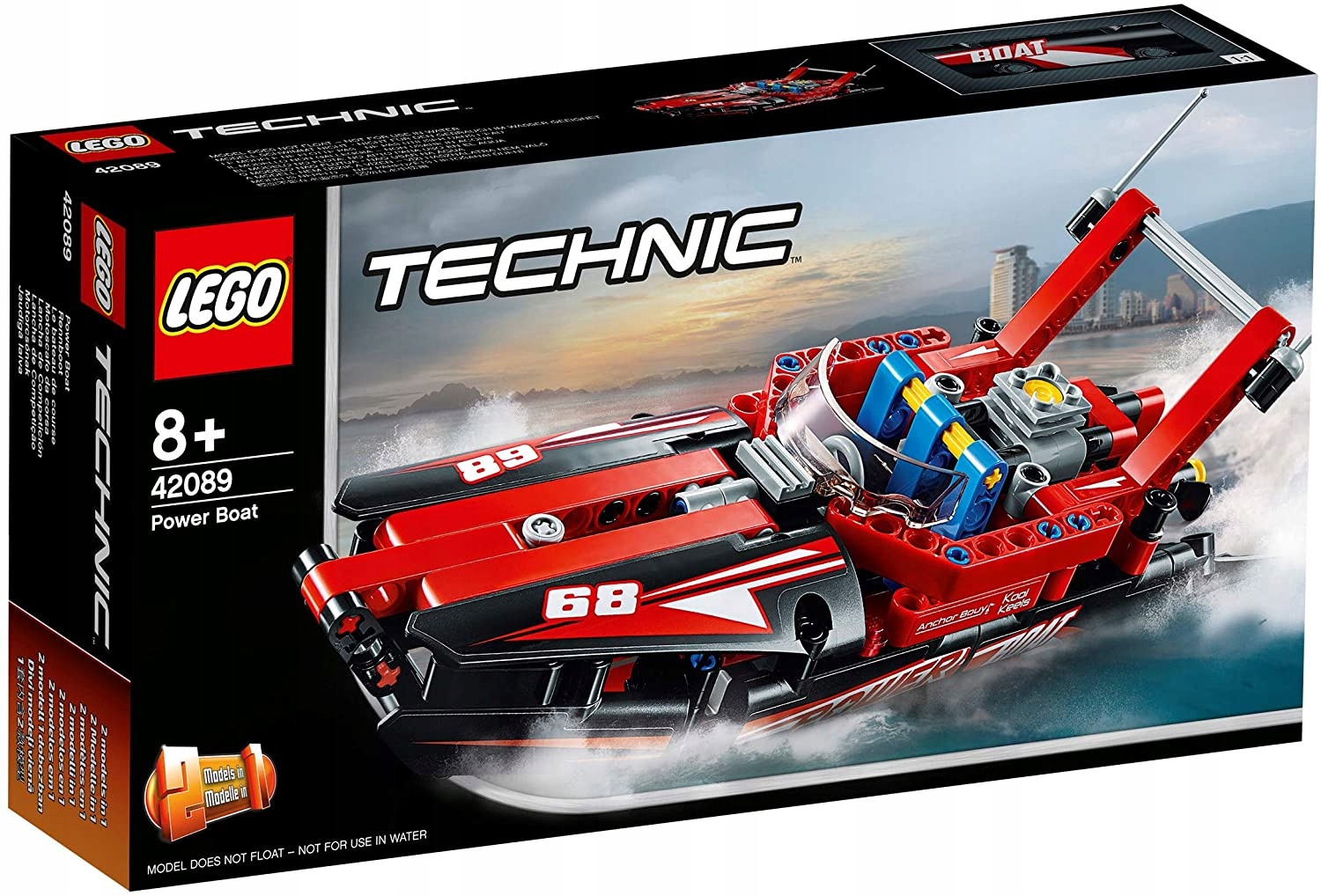 LEGO TECHNIC 42089 Motorówka 2w1 Wodolot NOWE Marka LEGO