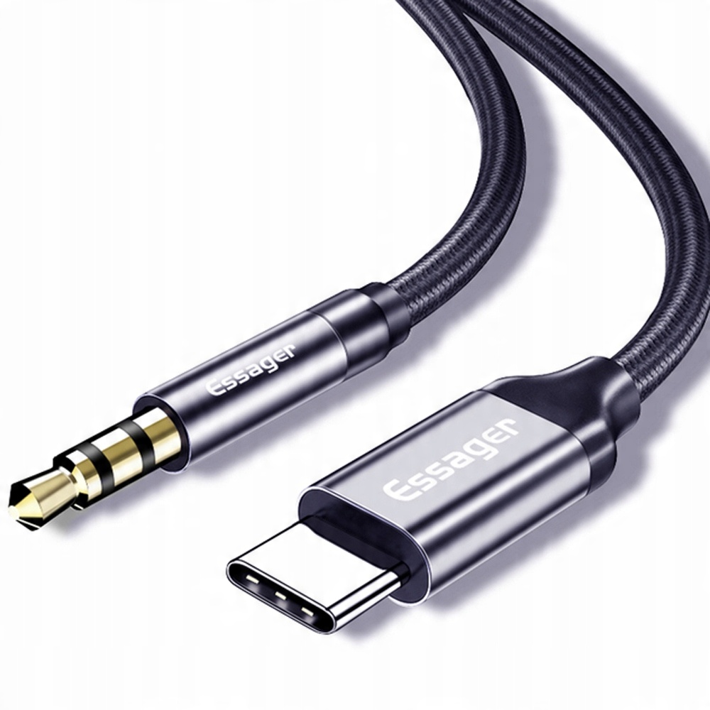 

Adapter Przejściówka Audio Mini Jack Usb Typ C 1m