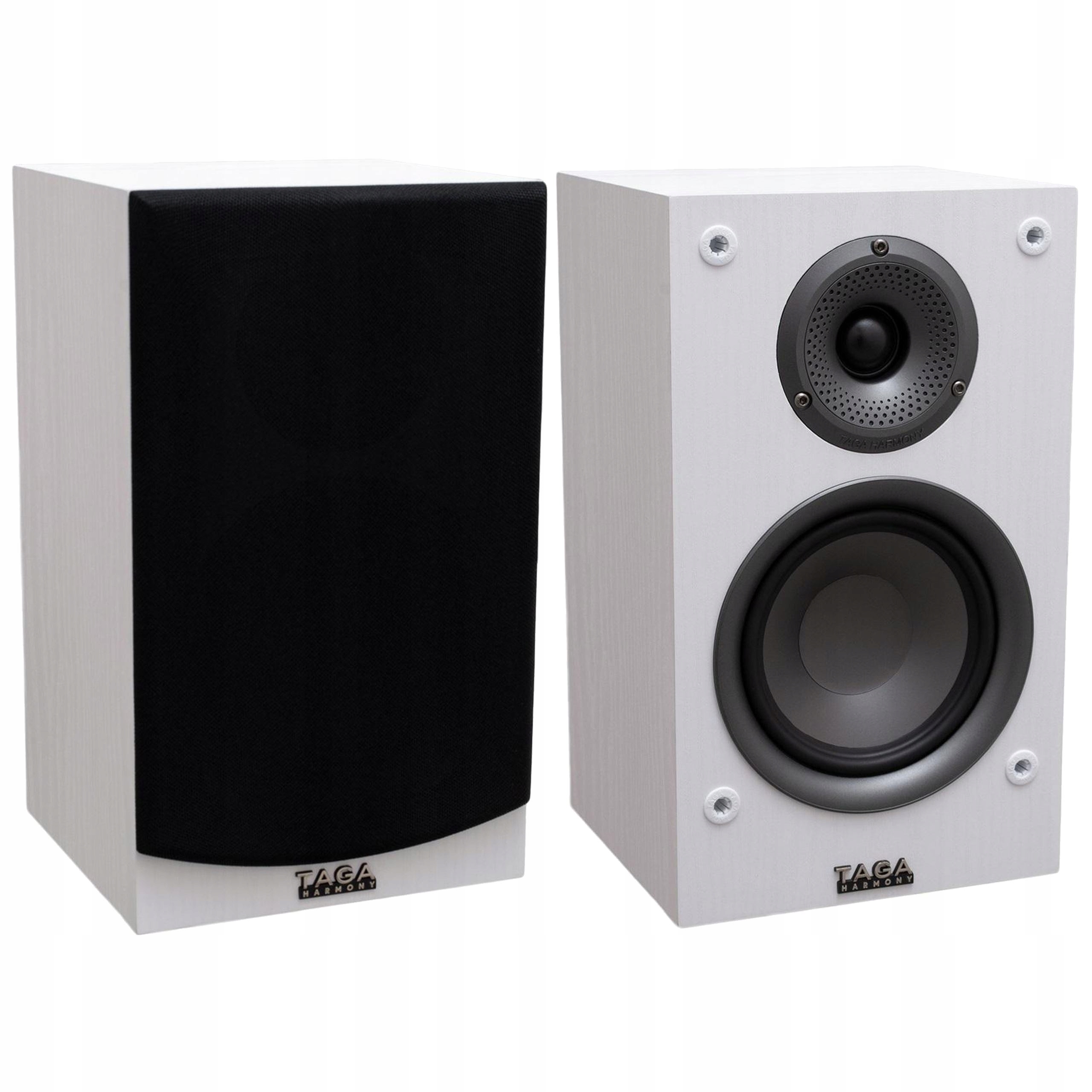 Kolumny Głośnikowe Podstawkowe Surround Taga Harmony TAV-807S Białe Para