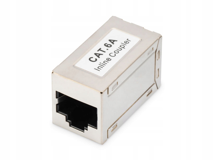 Adapter RJ45/RJ45 przelotka 1:1 kat. 6A ekranowany Digitus DN-93905