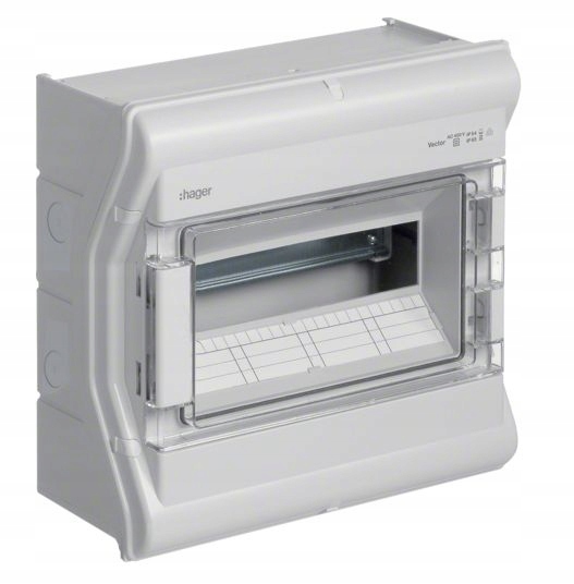 Nástěnný rozvaděč VE112PN 1x12 IP65 Hager