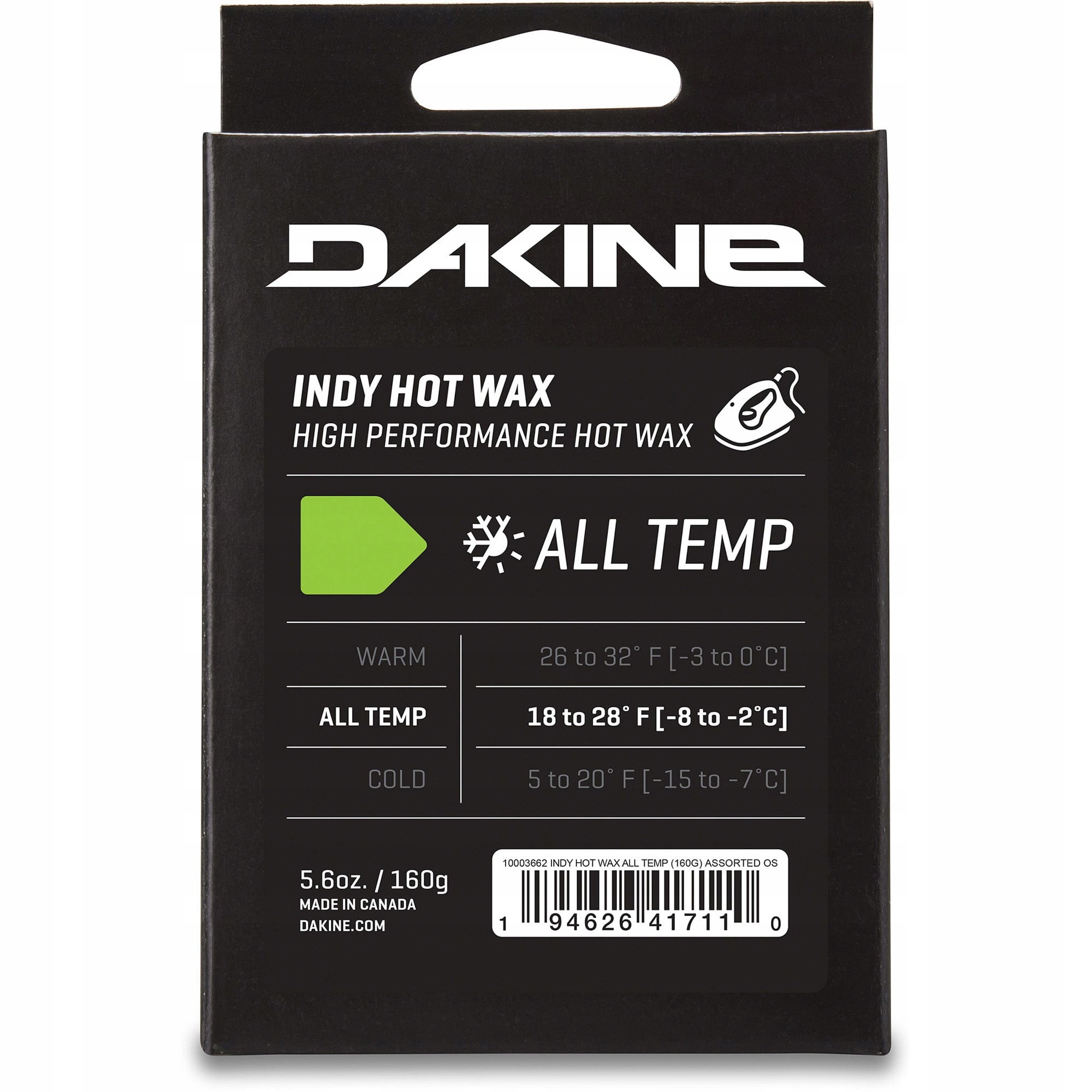 Smar Dakine Indy Hot Wax wszystkie temperatury