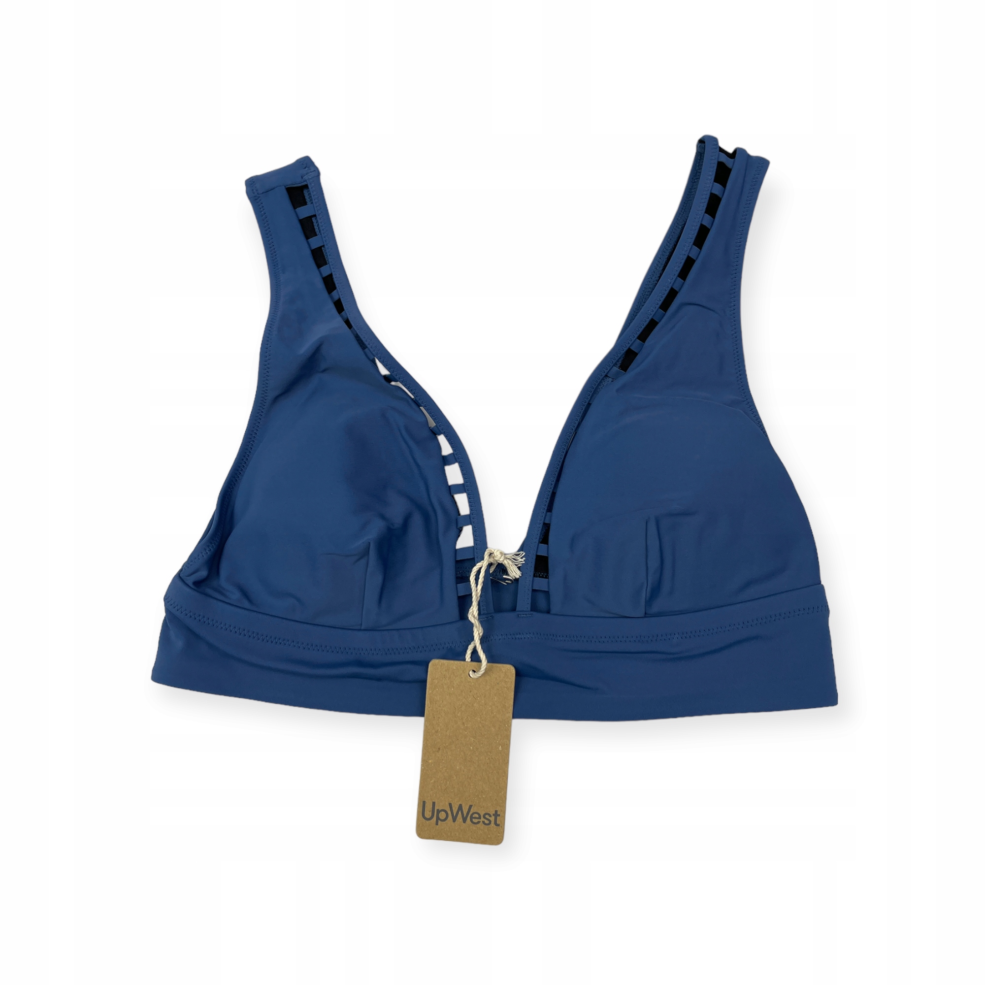 Niebieski stanik kąpielowy UP WEST M