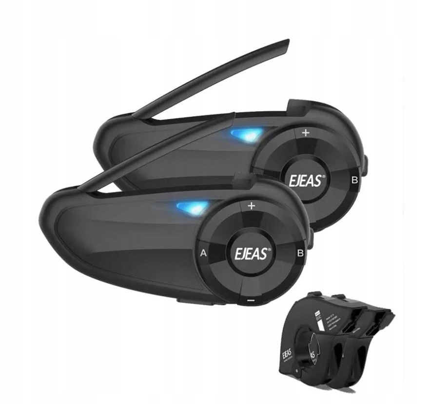INTERKOM MOTOCYKL EJEAS Q7 7 OSÓB + PILOT EUC 2szt