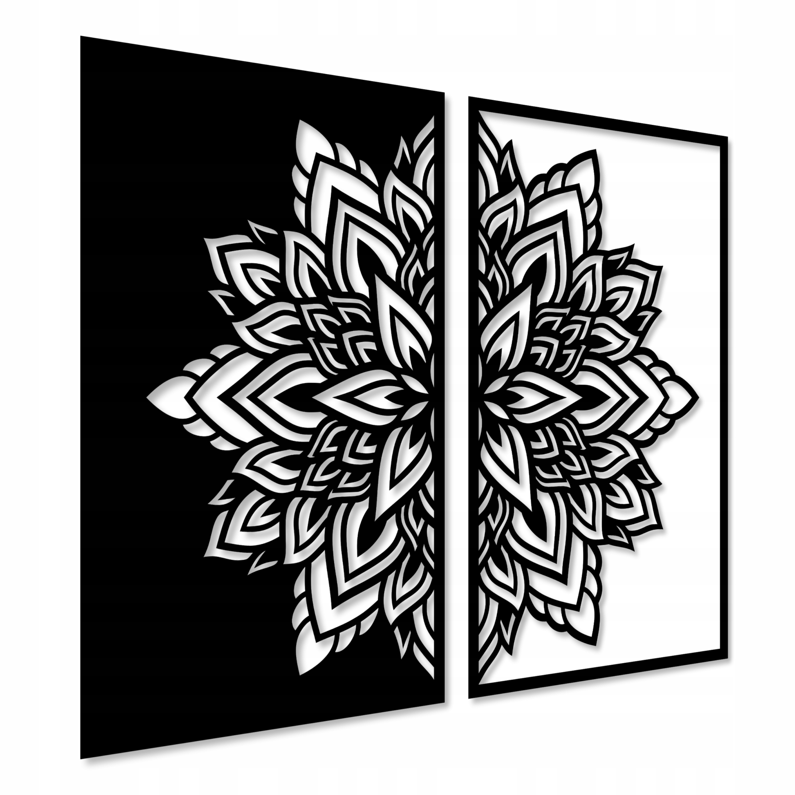 

Mandala Na Ścianę Dekoracja 3D Ścienna Ozdoba Duża