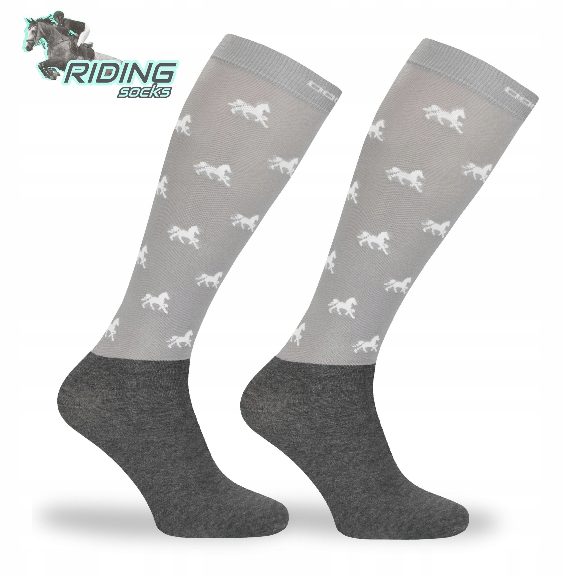 Podkolanówki jeździeckie skarpety do jazdy konnej z mikrofibry - 35-38 Marka Comodo