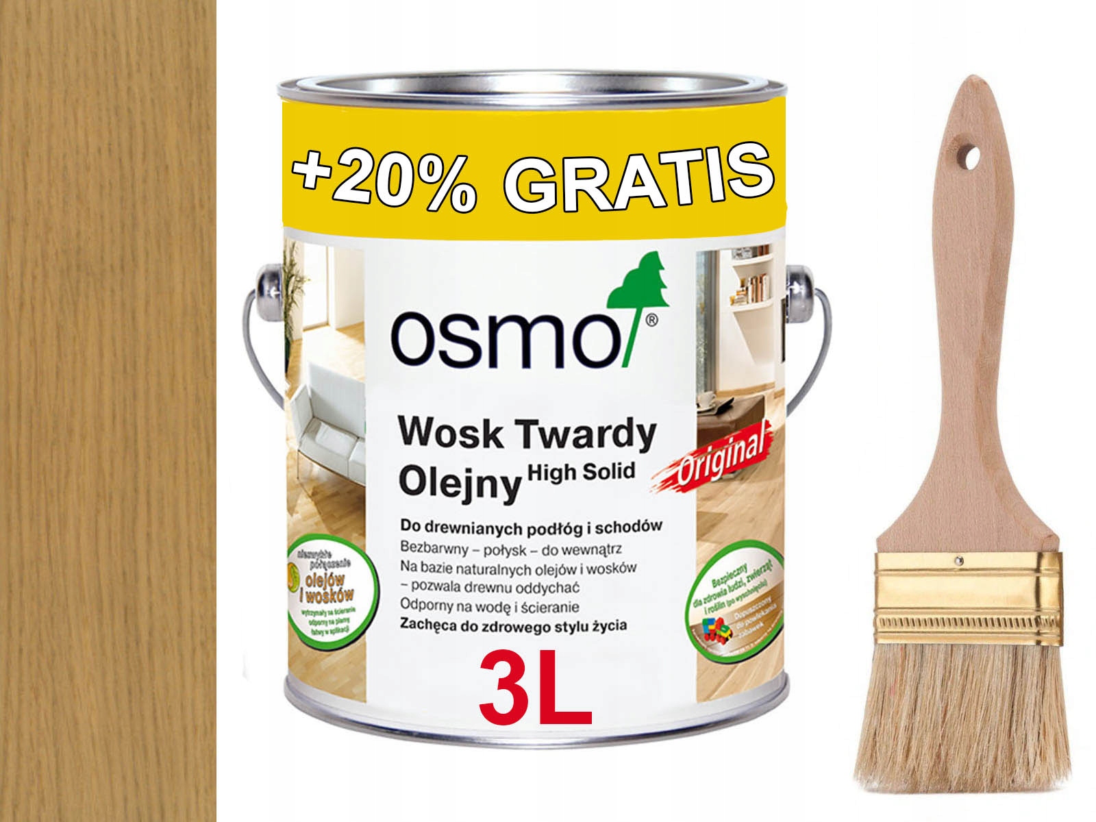 

Osmo 3062 wosk twardy olej Bezbarwny Mat ------ 3L