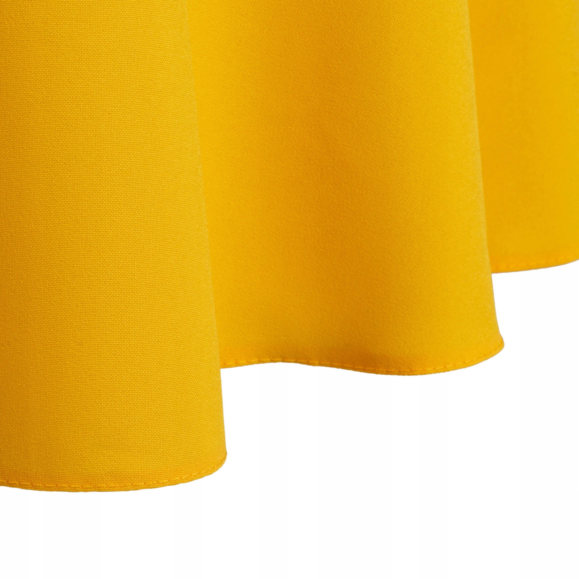 ELEGANCKI GŁADKI OKRĄGŁY OBRUS KOŁO ŻÓŁTY Ø120 Marka bez marki