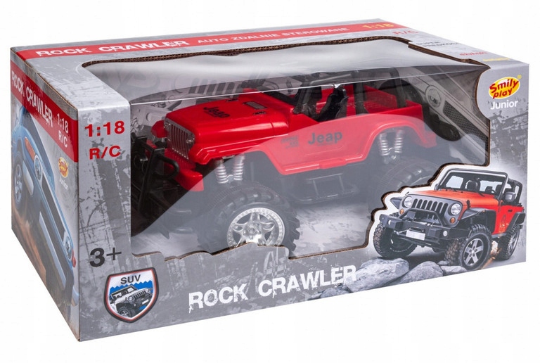 

Auto R/c Rock Crawler czerwone Smily Play SP83971