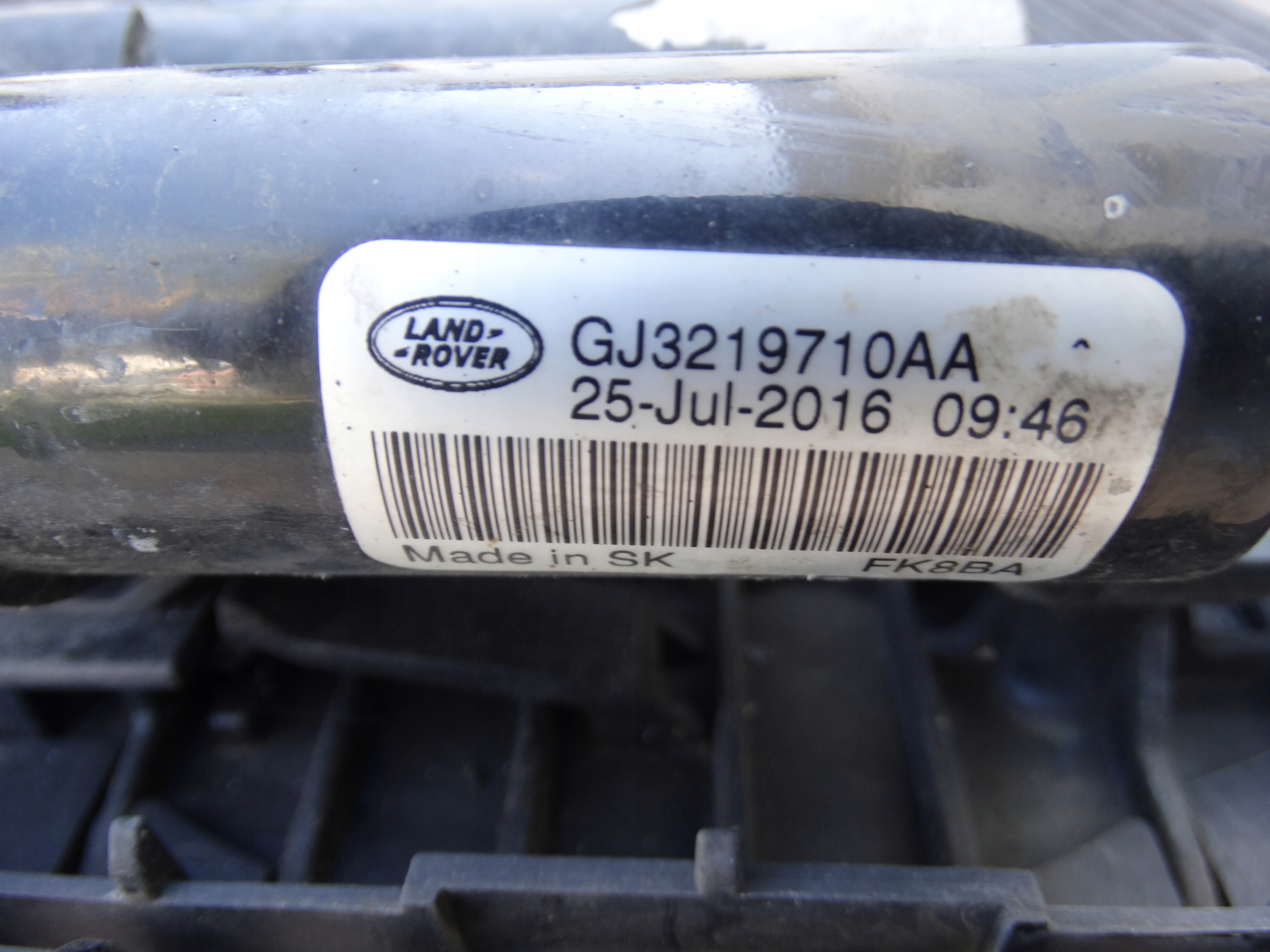 RANGE ROVER EVOQUE and L538 2.0D LIFT 15-19 support panel for radiators radiator pillar