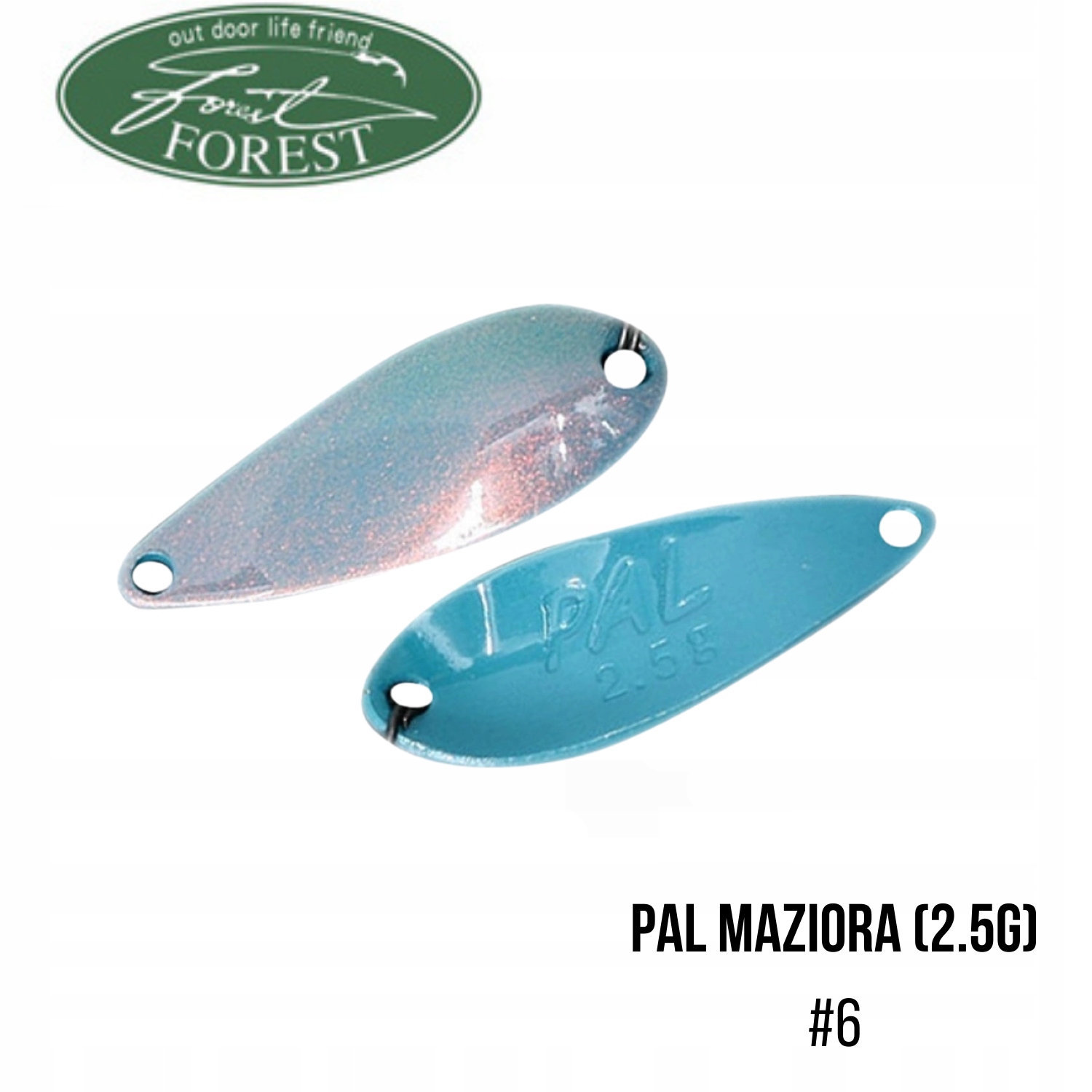 Błystka wahadłowa Forest Pal Maziora #6. Blue Majo (2.5 g)