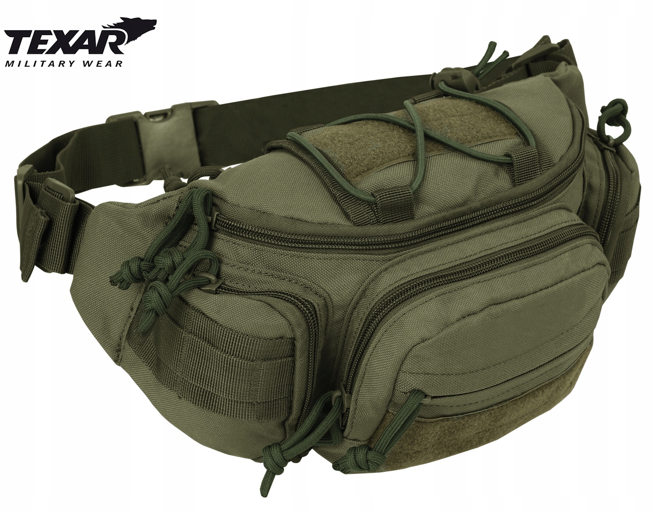 NERKA TEXAR TORBA BIODROWA NA PAS MOLLE OLIVE Kolor zielony