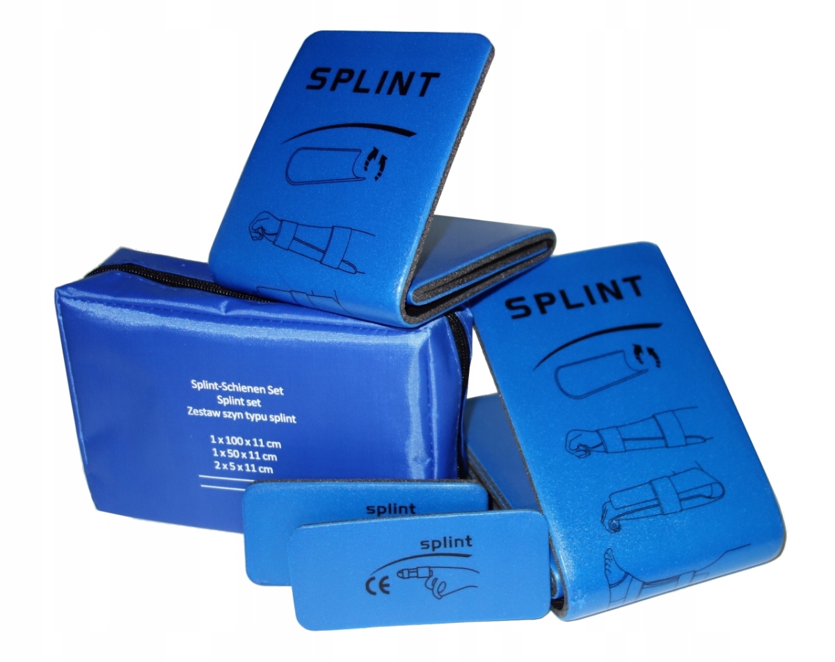 

Zestaw 4 szyn usztywniających typu Splint w etui