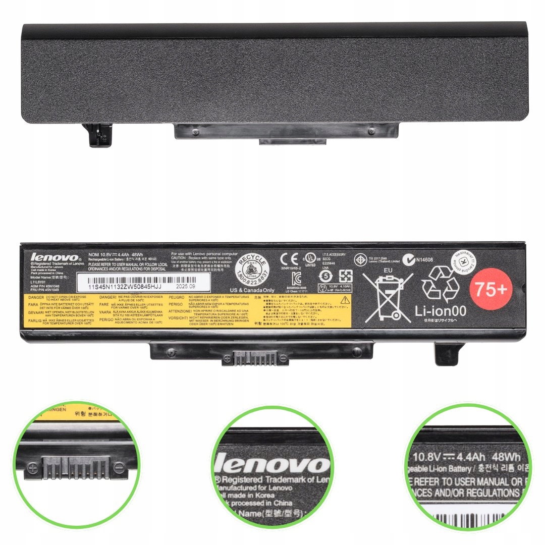 Originál Batéria Lenovo B580 G500 G510 G580 G585 G700 B590 verzia 2 48Wh