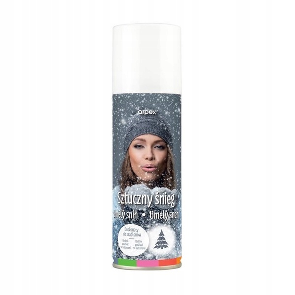 

Sztuczny Śnieg w Sprayu na Święta Okna Biały 125ml