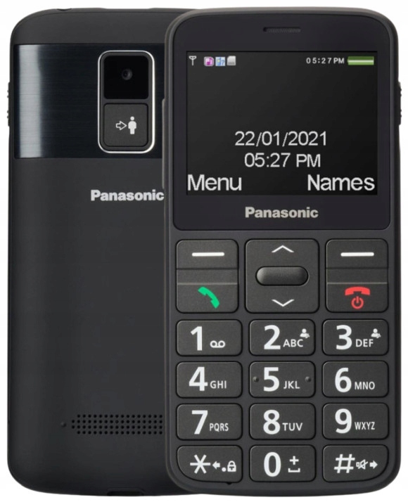 Telefon komórkowy Panasonic KX-TU160EXB Dla Seniora Sos Czarny