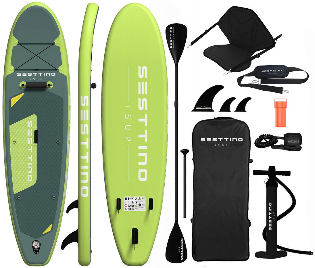 Deska SUP SESTTINO Do Pływania Pompowana 320cm FULL ZESTAW Stand Up Paddle