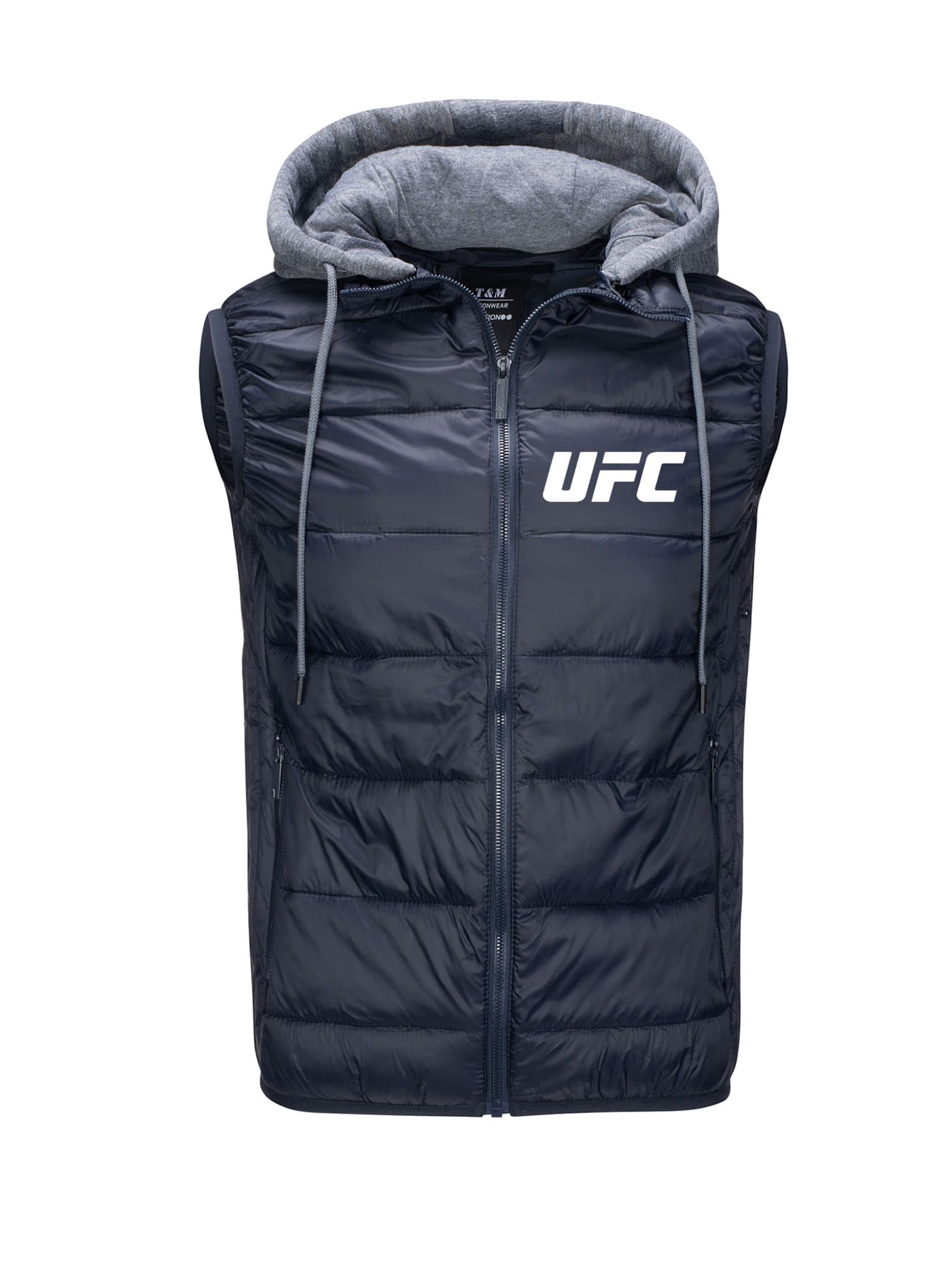 Bunda Bez Rukávů Ufc Prošívaná, Tmavě Modrá L