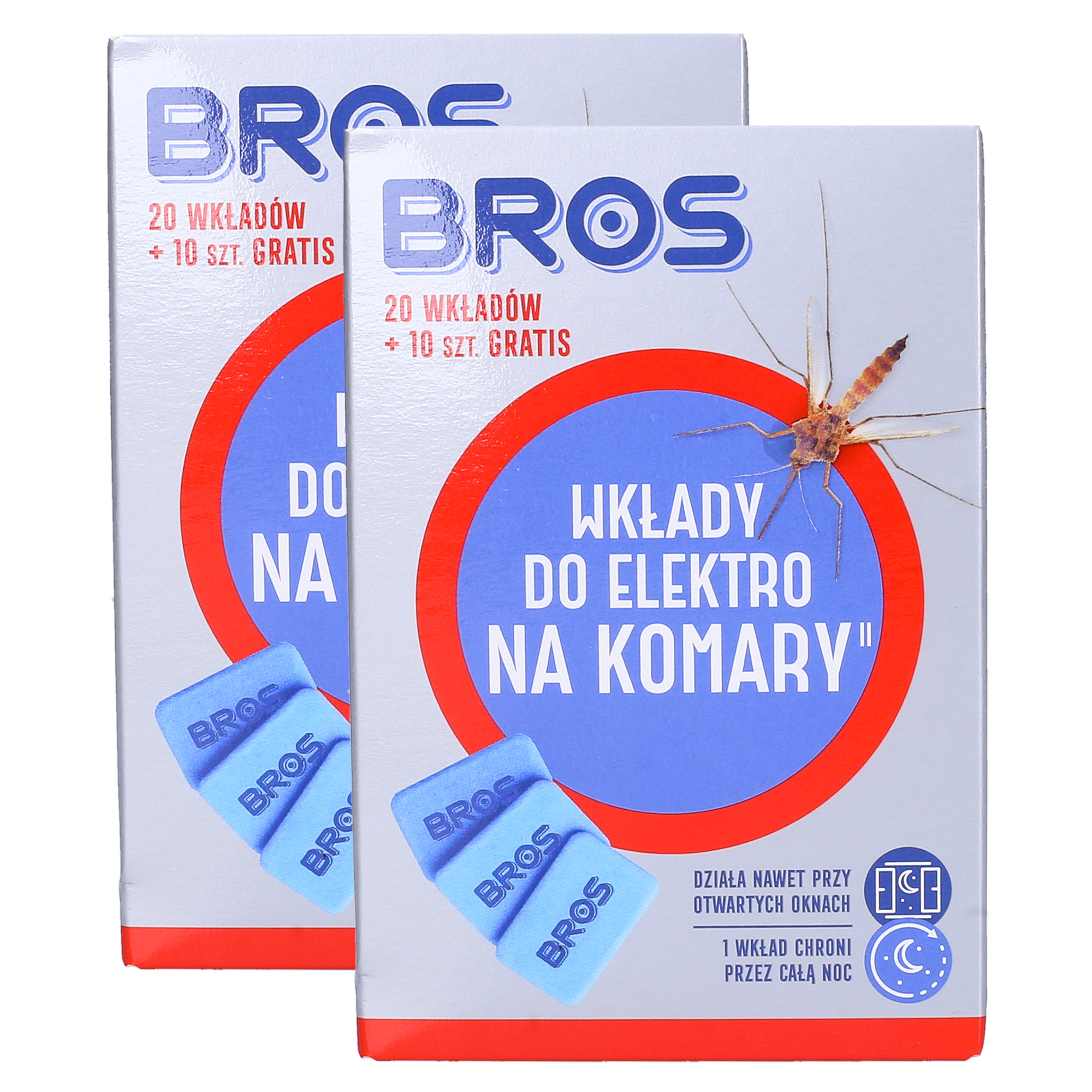 

2x Bros Wkłady Płytki Do Elektro Na Komary 20szt